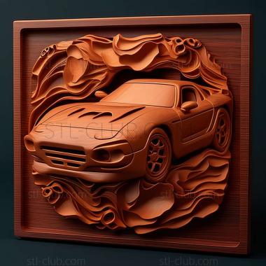 3D модель Mazda RX 7 (STL)